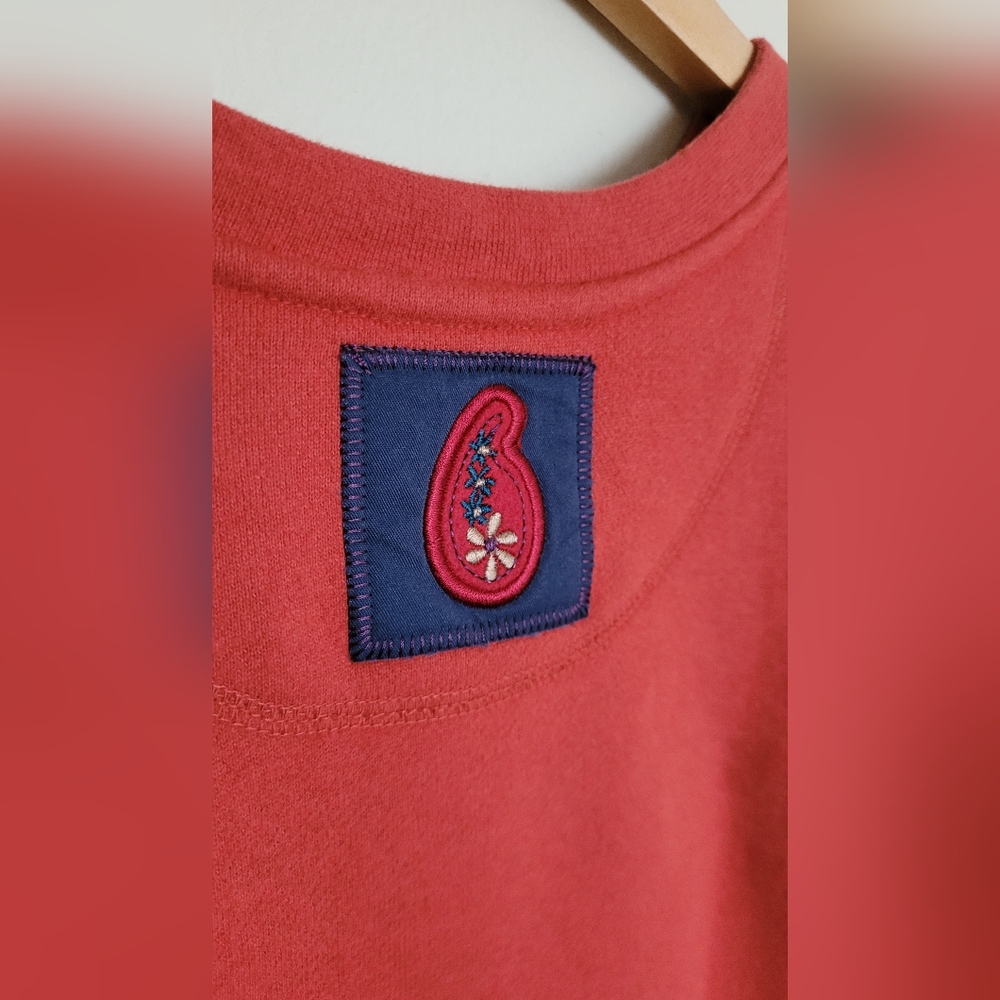 Field Gear Fleecy Cotton Blend Pullover Autumn Sweatshirt, Women's XL, Orange - Picture 3 of 8
